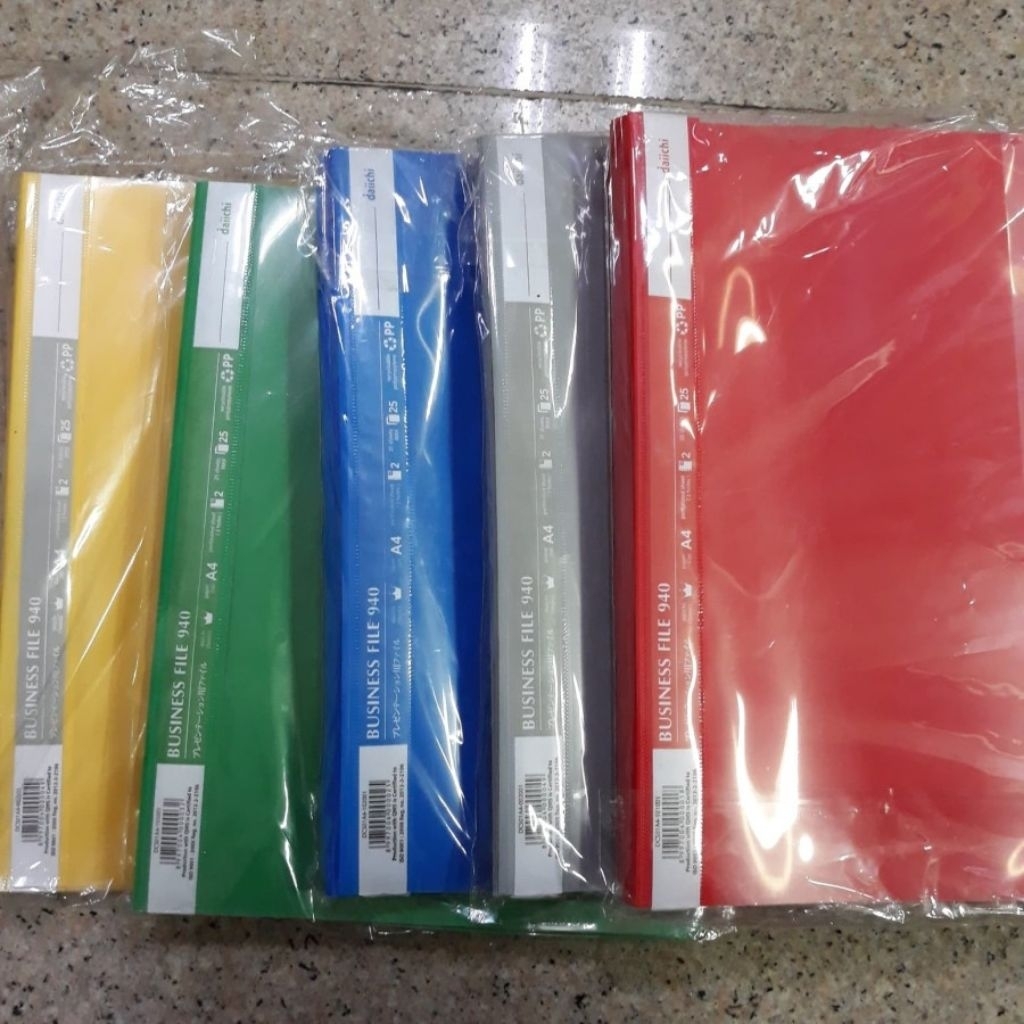 

Map Plastik Business File A4 Daichi 940 Snelhekter 1 Lusin (12pcs)