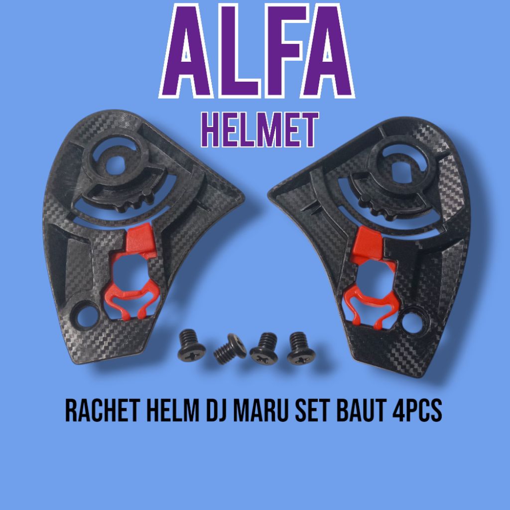 Rachet Helm Kyt Dj Maru / Dudukan Kaca Helm Kyt Dj Maru / Rachet Kyt Dj Maru