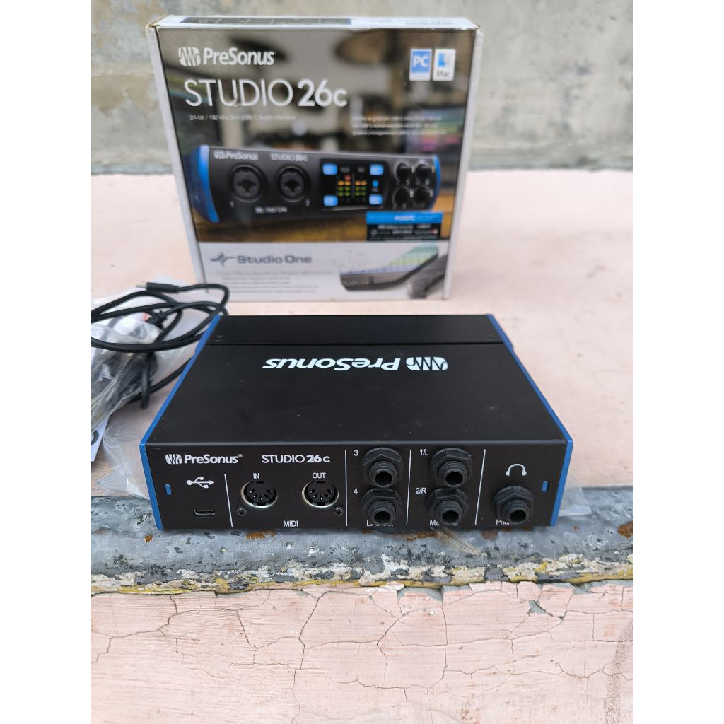 Audio Interface Presonus Studio 26 C bekas preloved