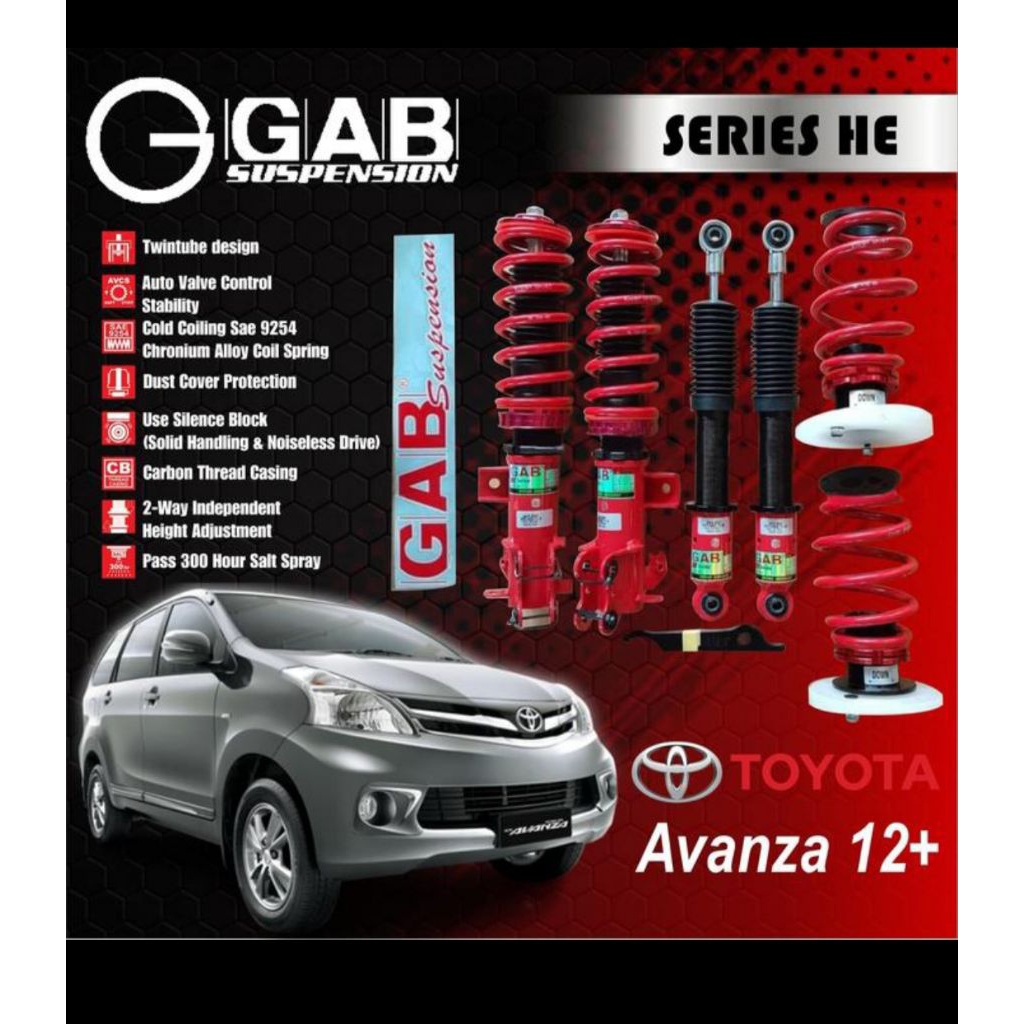 SHOCKBREAKER AVANZA XENIA COILOVER GAB HE 2012+