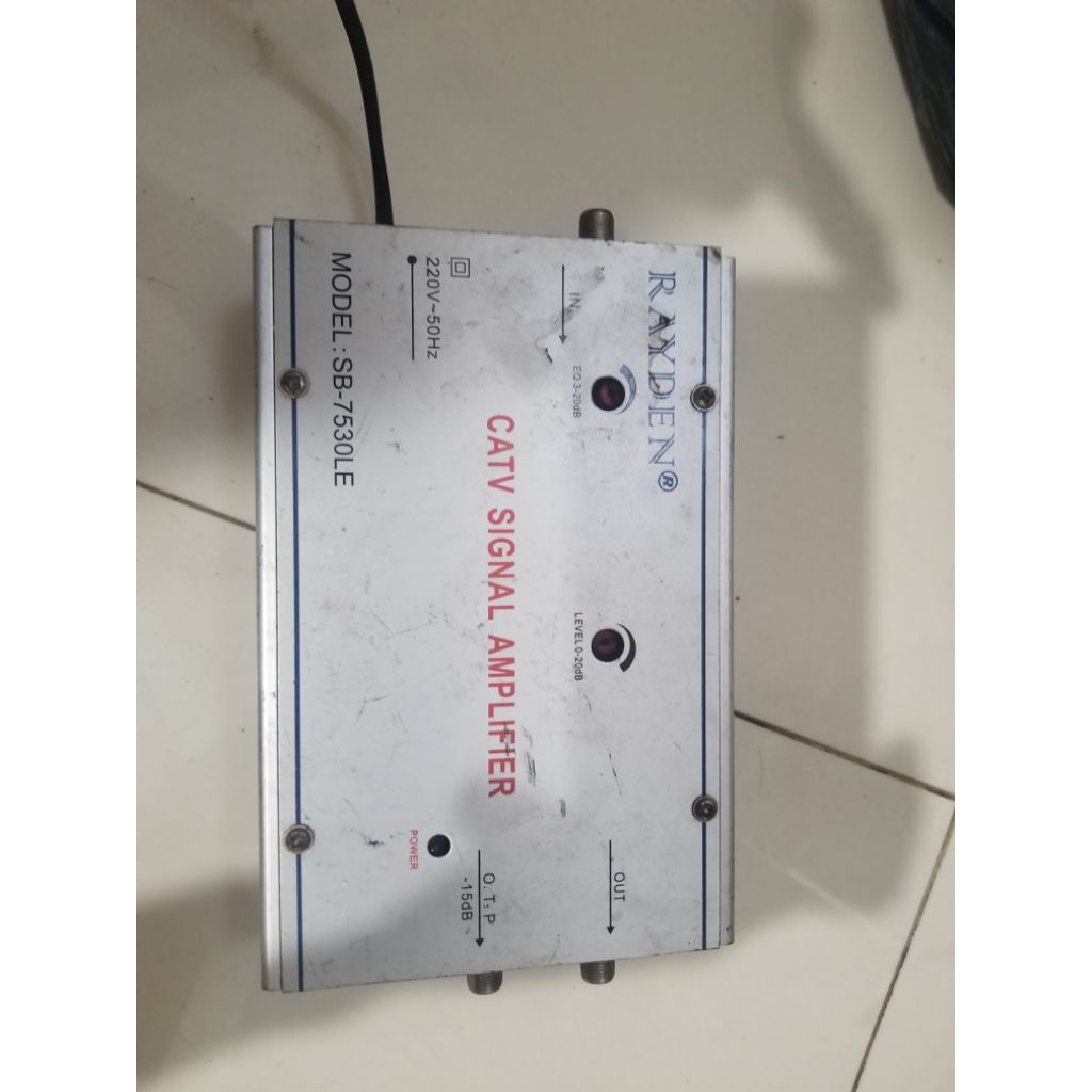 CATV SIGNAL AMPLIFIER RAYDEN