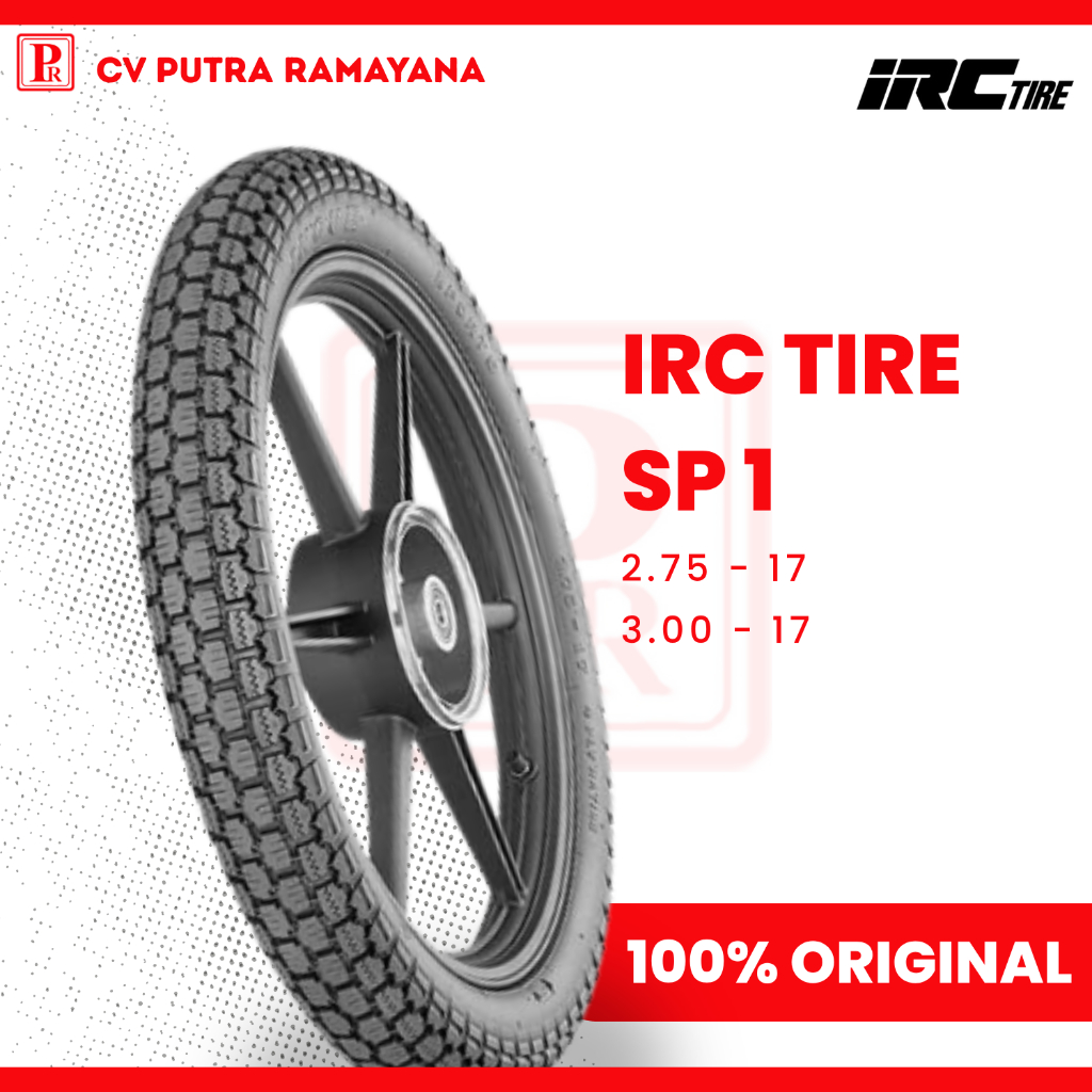 BAN MOTOR IRC RING 17 SP1 275-17 300-17 TUBETPYE