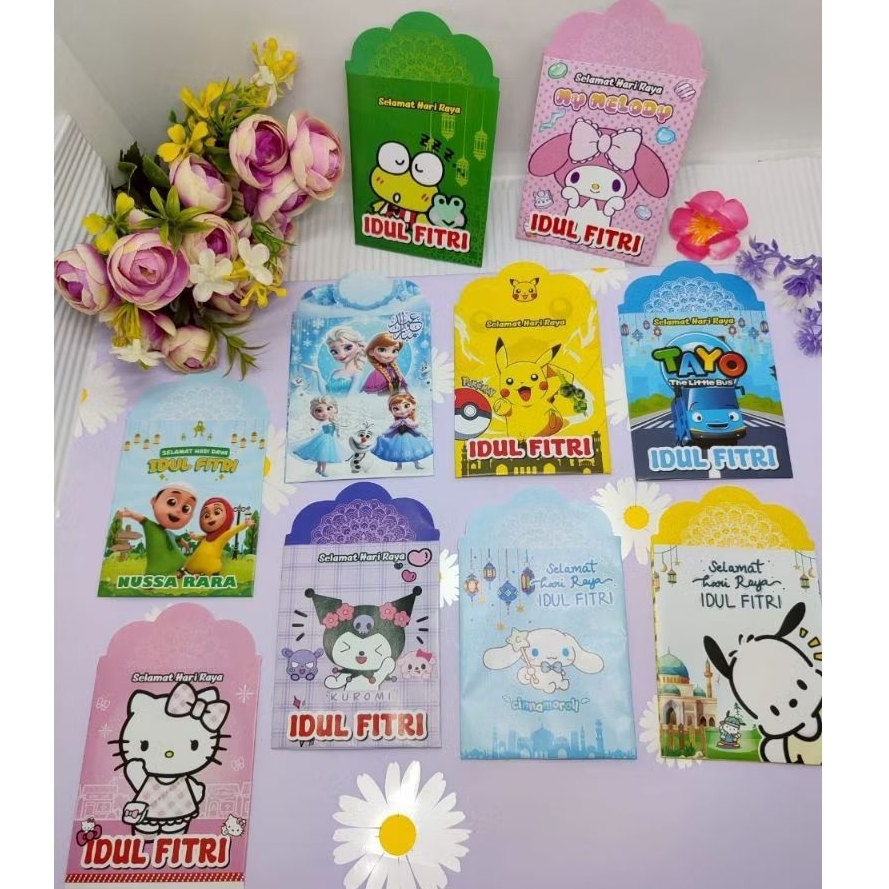 

Amplop Lebaran per 10 Pack (100 pcs) Amplop Lebaran Kartun Amplop Lebaran Terbaru Amplop Karakter