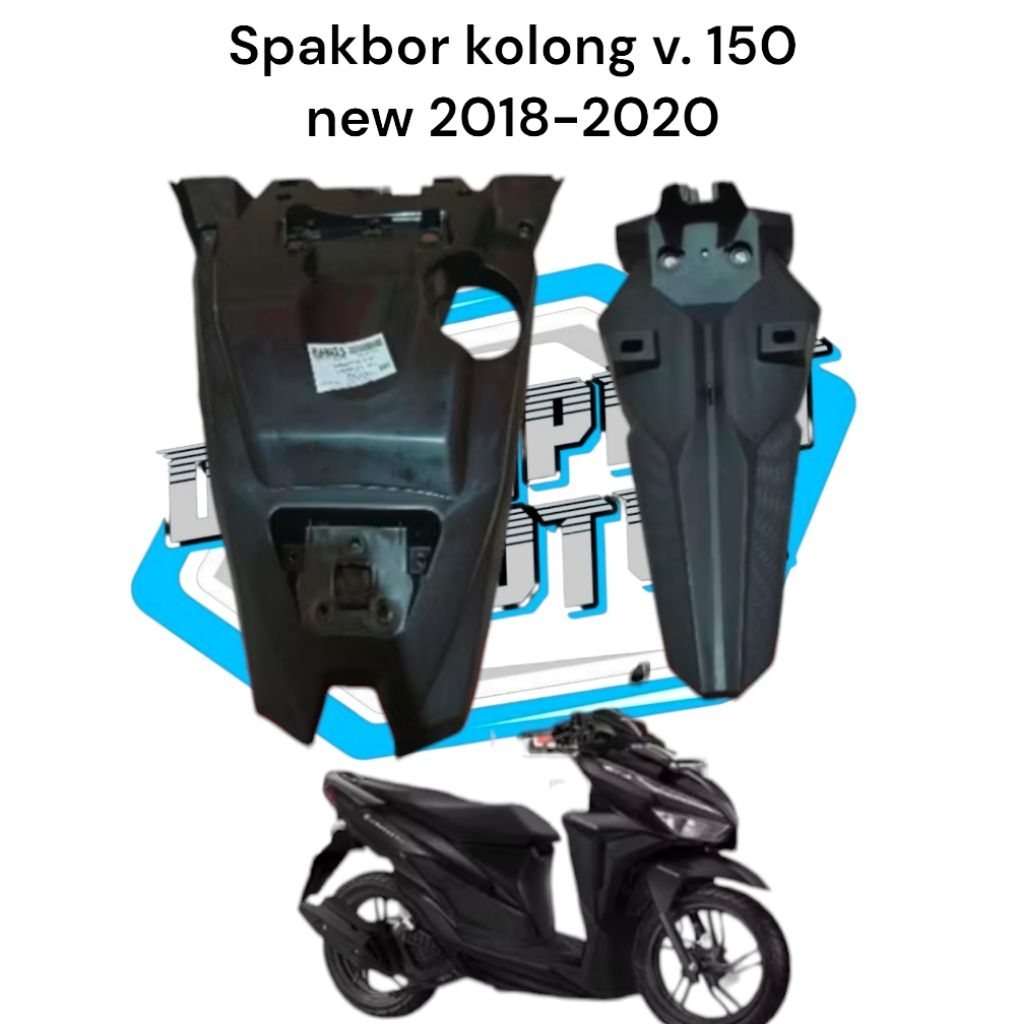 Spakbor Kolong + spakbor belakang vario 125/150 Led New 2018-2020