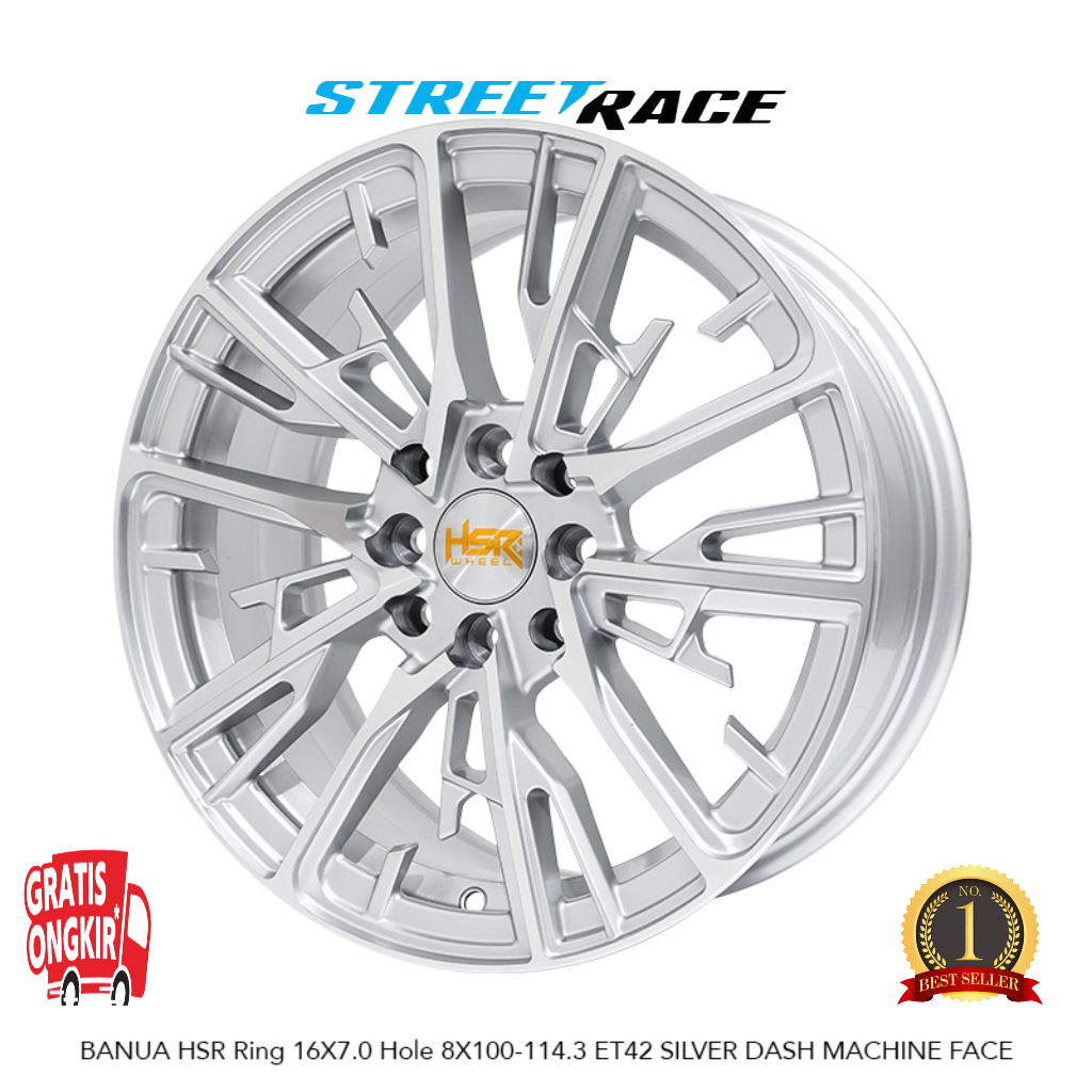 VELG MOBIL RACING RING 16 COCOK BUAT MOBIL AGYA.YARIS.AVANZA.XENIA,DLL