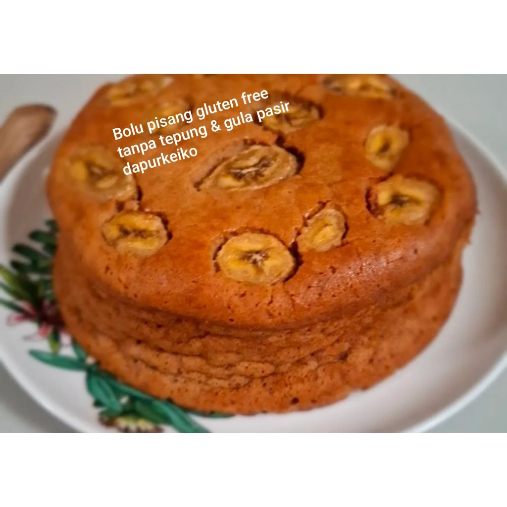 

Bolu pisang gluten free (tanpa tepung&gula pasir)