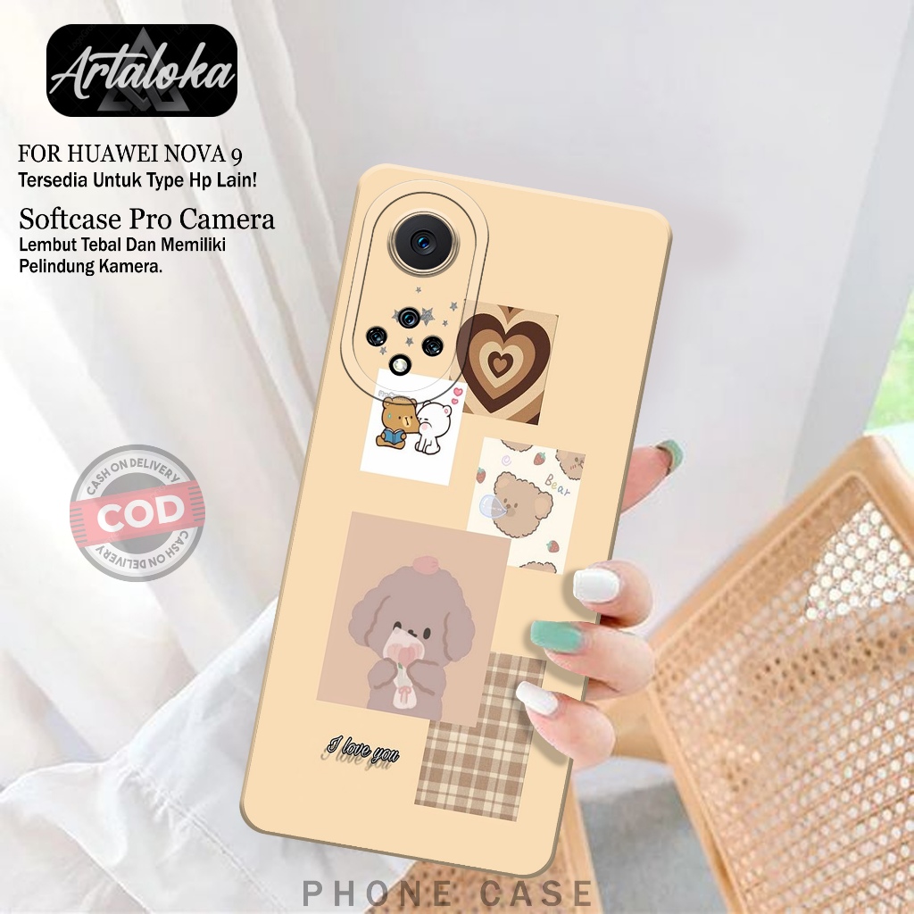 Case Hp Huawei Nova 9 Softcase Pro Camera Silikon Tpu Softcase Huawei Nova 9 Fashion Case Kartun Luc