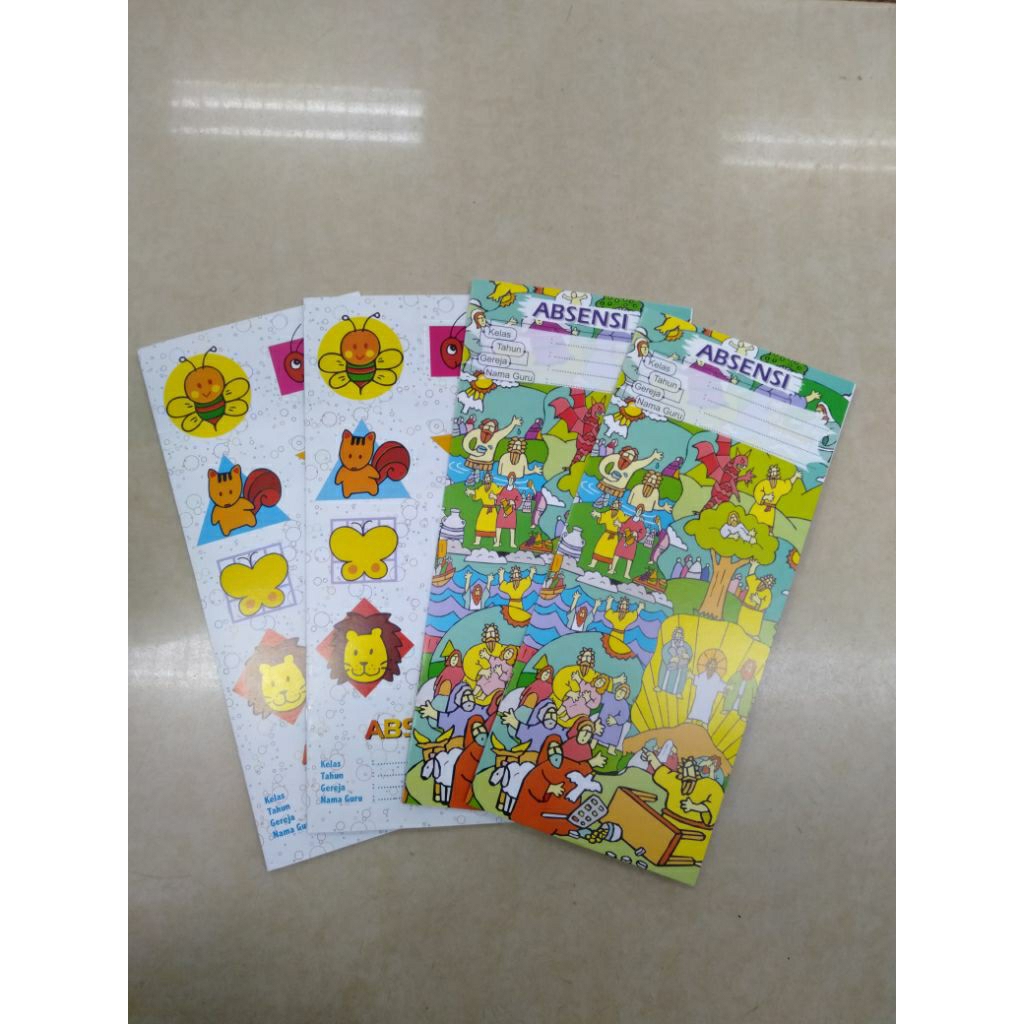 

Buku Absen Sekolah minggu // Buku Absensi Kebaktian Anak Anak
