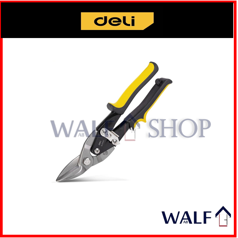 

Deli DL20032 Right Aviation Snips / Gunting Baja Lurus 10" / Gunting Deli EDL20032