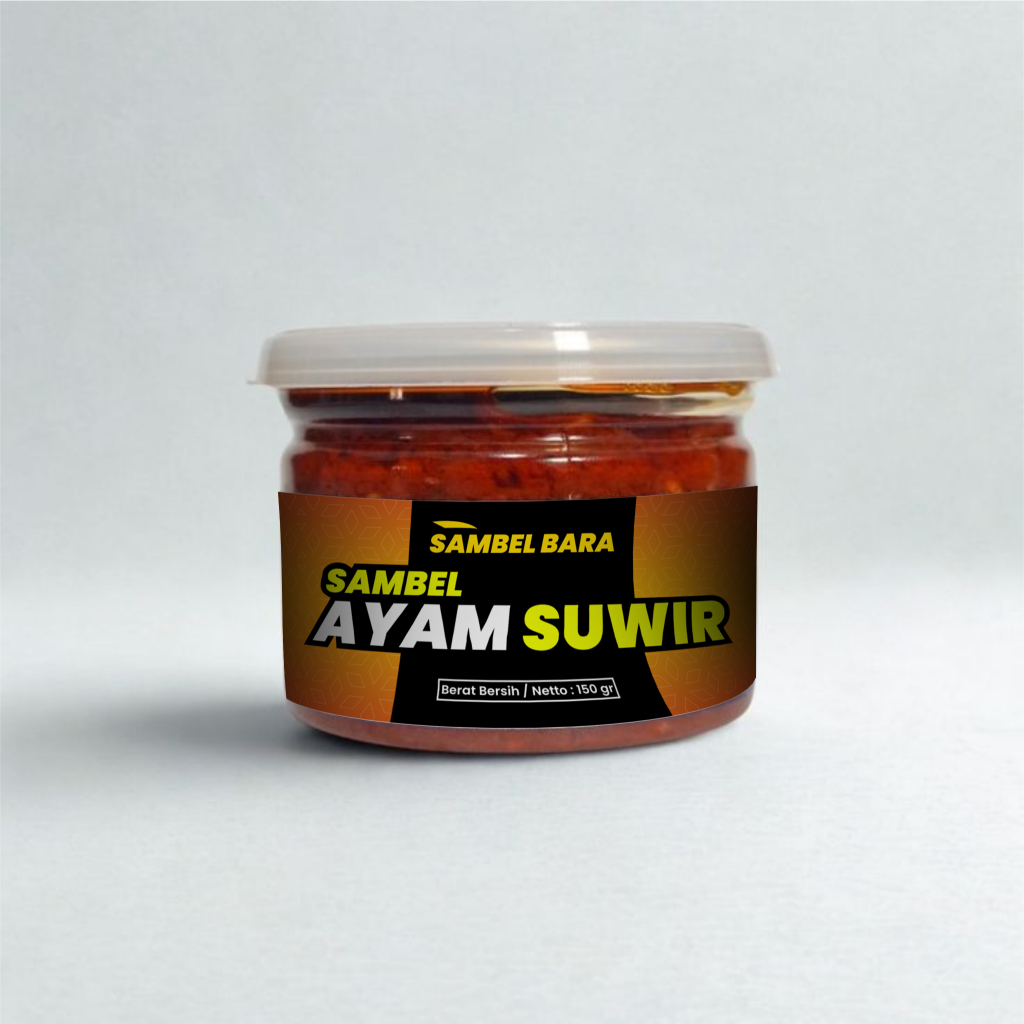 

Sambel Ayam Suwir - SAMBAL BARA Netto 150 gr