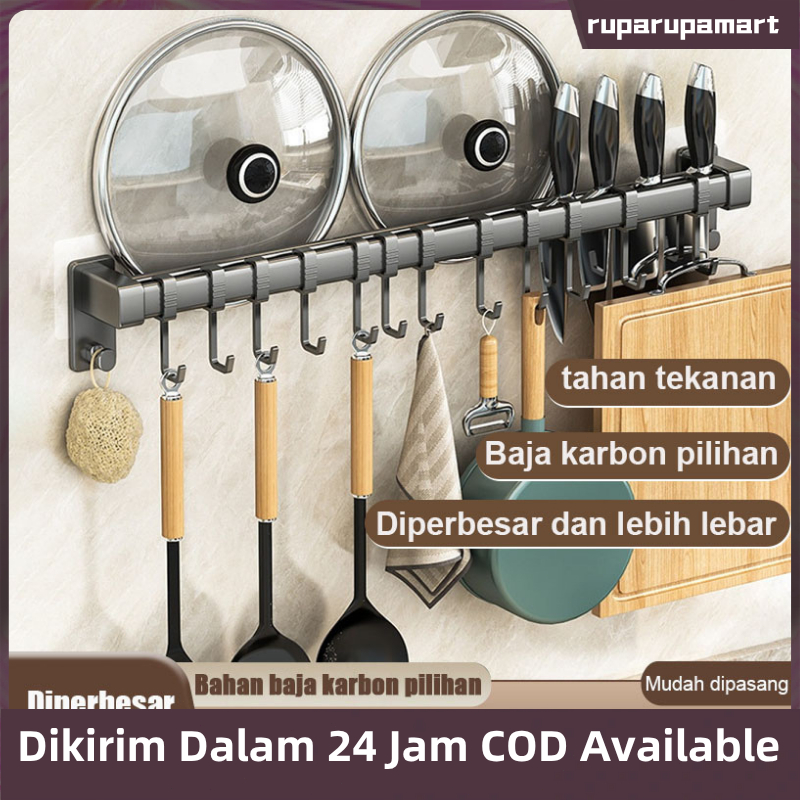 Rak pisau dapur, rak gantung, rak penyimpanan peralatan makan, rak konter penyimpanan peralatan maka