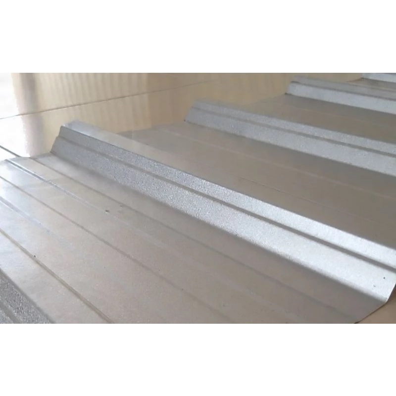 Atap galvalum spandek silver 0,3 mm - 0,8m x 4m