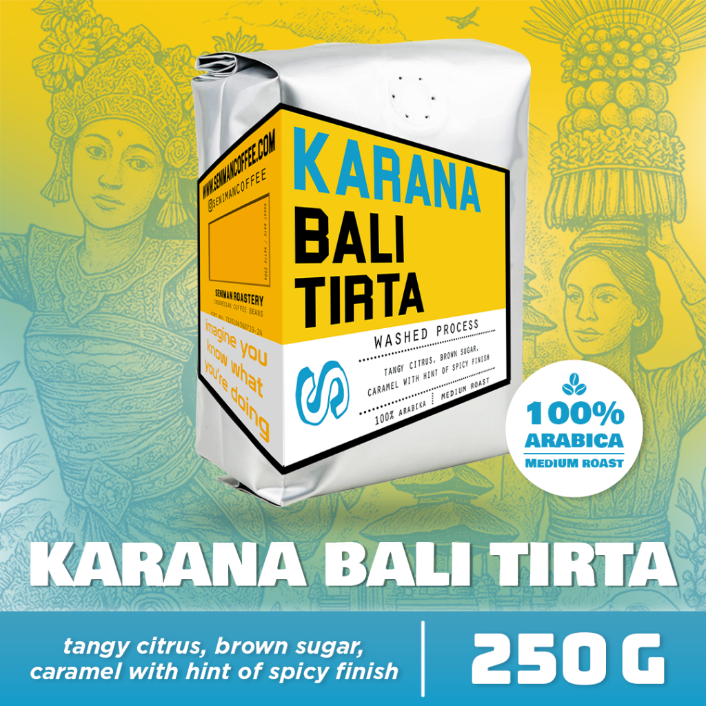 

Seniman Coffee / Indonesian Coffee Beans Bali Karana Tirta 250 gram