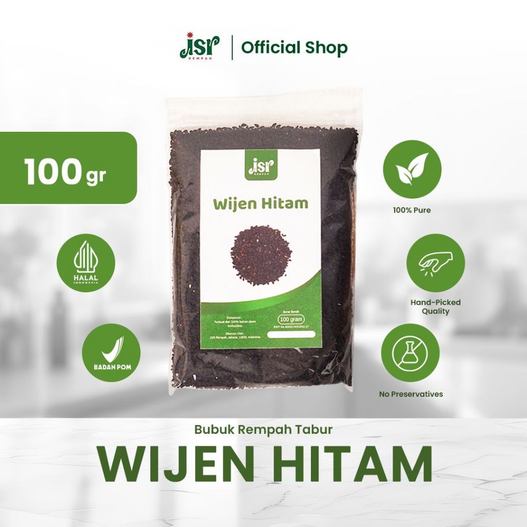 

Jsr Rempah Wijen Hitam 100 Gram