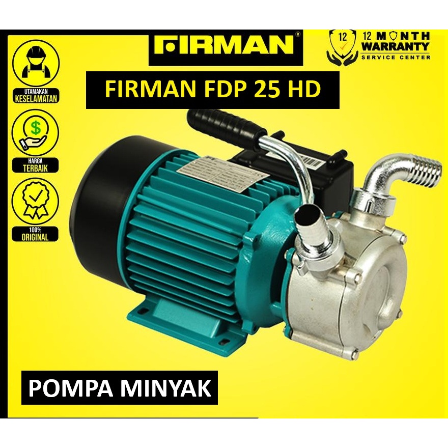 Firman FDP 25 HD Pompa Cairan Kental Solar Minyak Oli FDP25HD