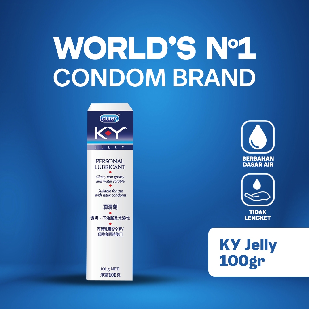 Durex Lube KY Jelly Personal Lubricant 100g - Pelumas Pria dan Wanita
