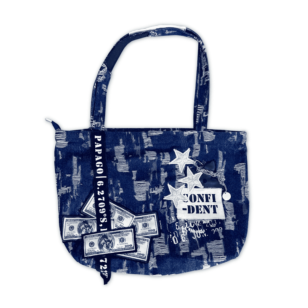 PAPAGO - DENIM SHOULDER BAG - SHOULDER LUXE