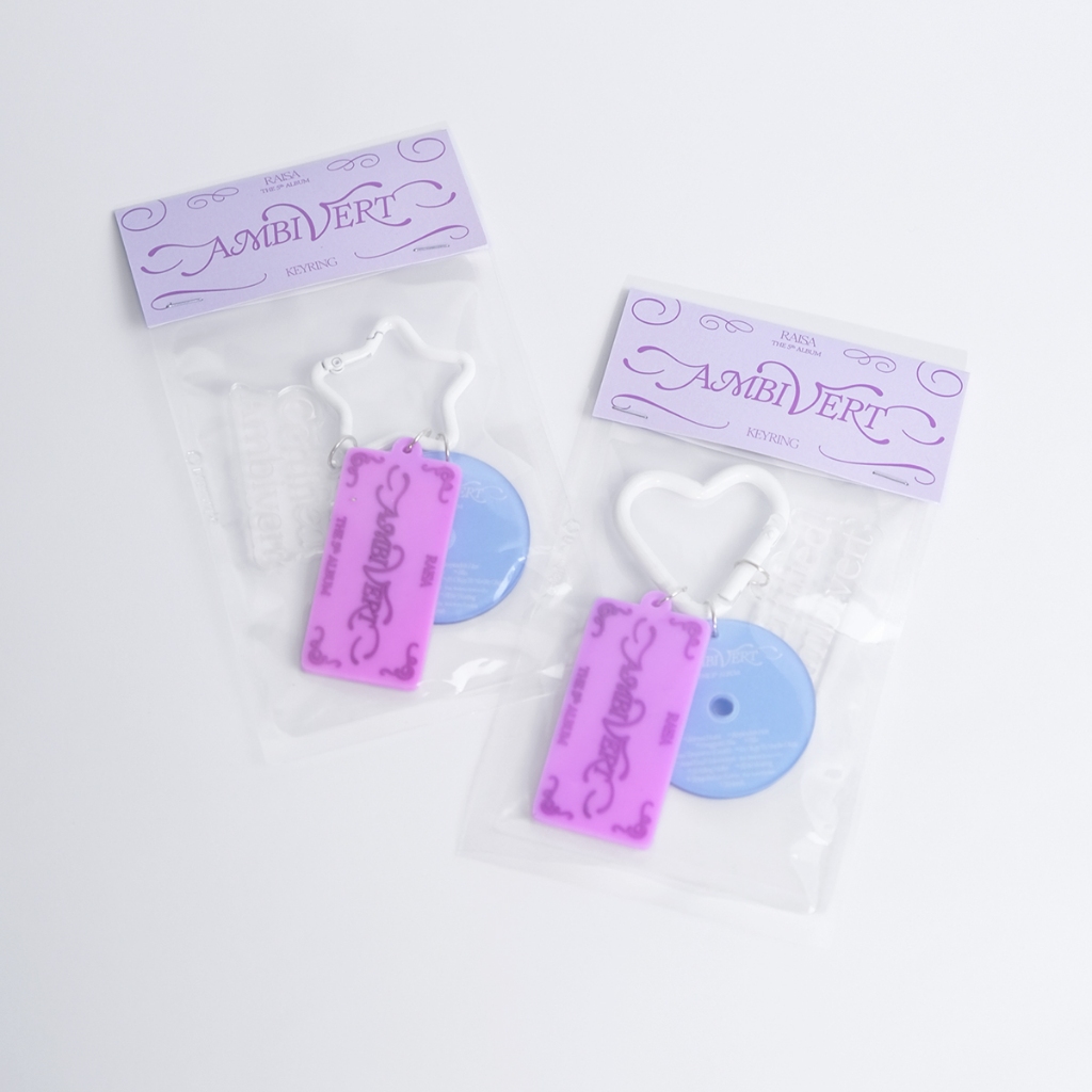 Raisa Ambivert Keyring - Gantungan kunci album ambiVert
