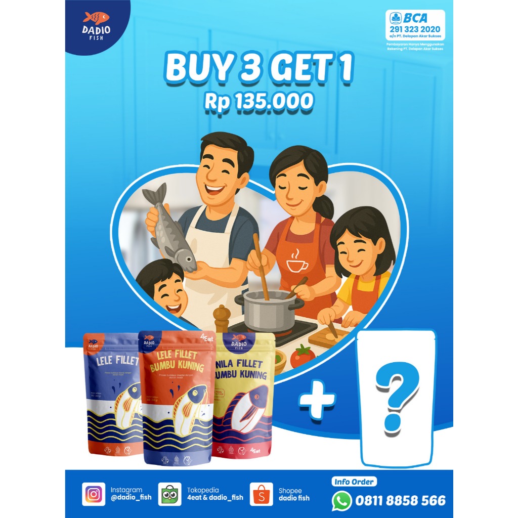 

Paketbundling Nila fillet dan lele fillet