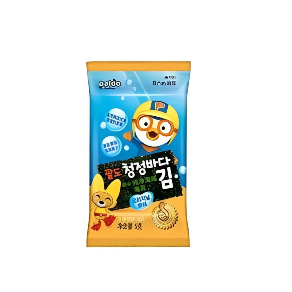 

Ygshop17 Paldo Pororo Seaweed Nori Rumput Laut Siap Makan 5Gr X 2 Pack