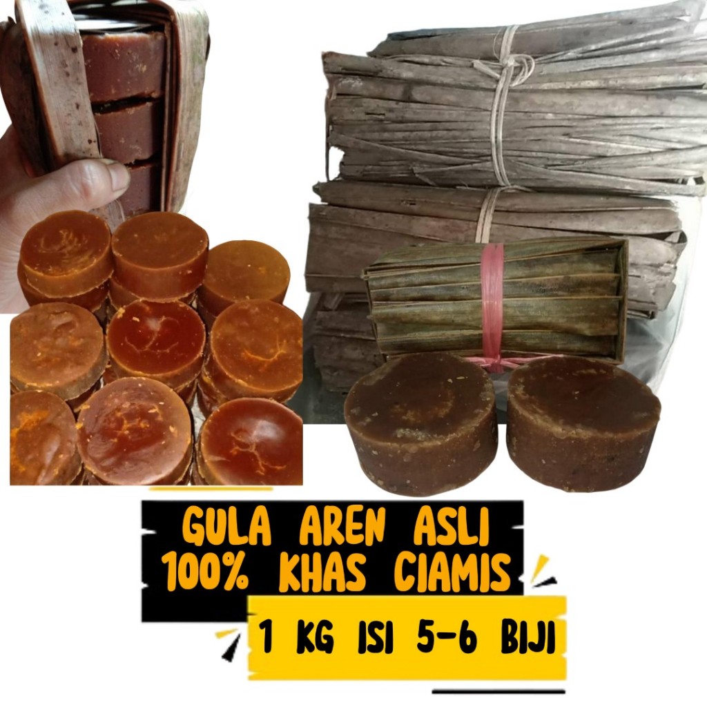 

Gula aren asli 100 % khas ciamis 1kg