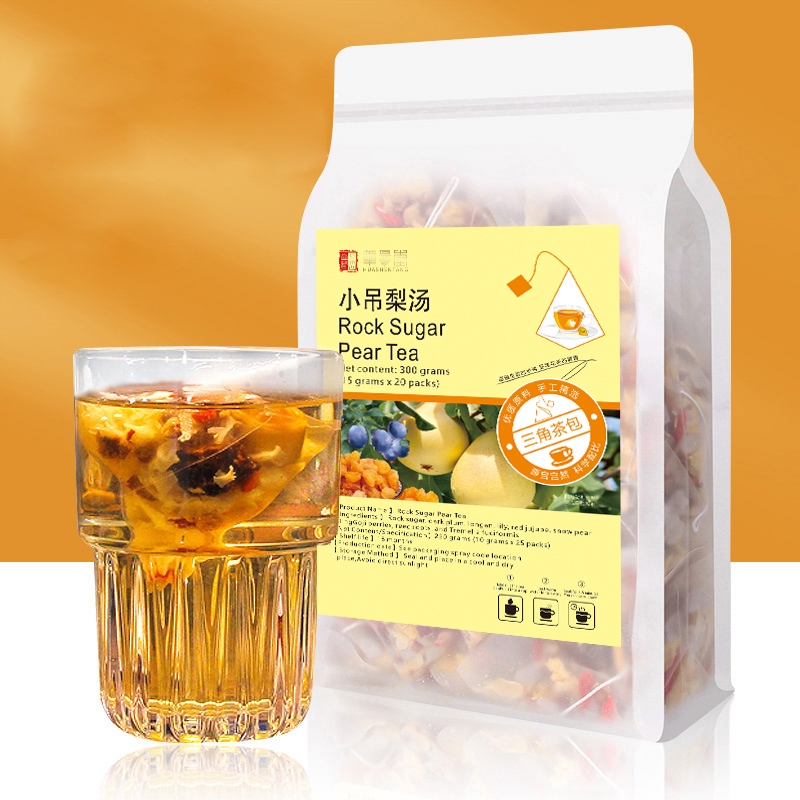 

Kantong Teh Pear dengan Gula Batu Rock Sugar and Pear Tea (小吊梨汤) Teh Herbal / Teh Buah Campur (mix)