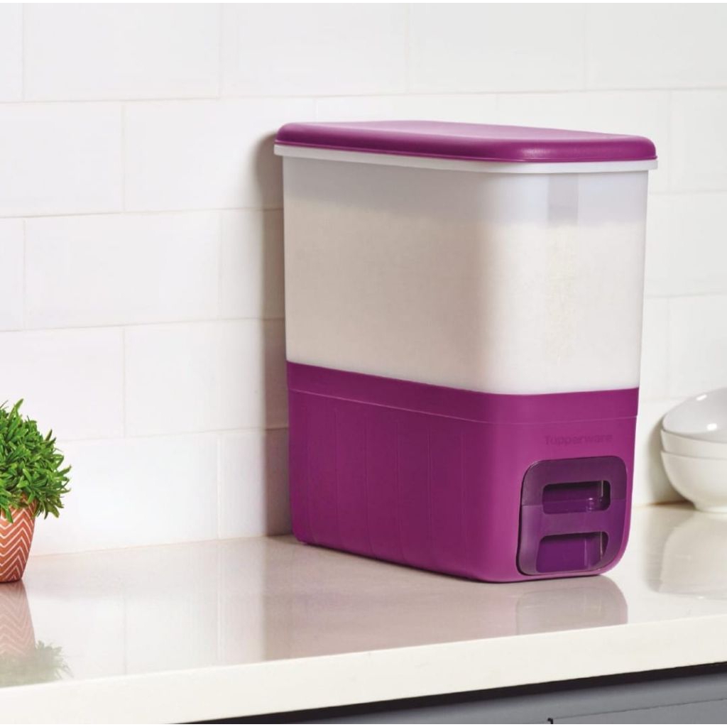 RICE SMART 10 kg  Wadah Penyimpanan Beras ORI TUPPERWARE