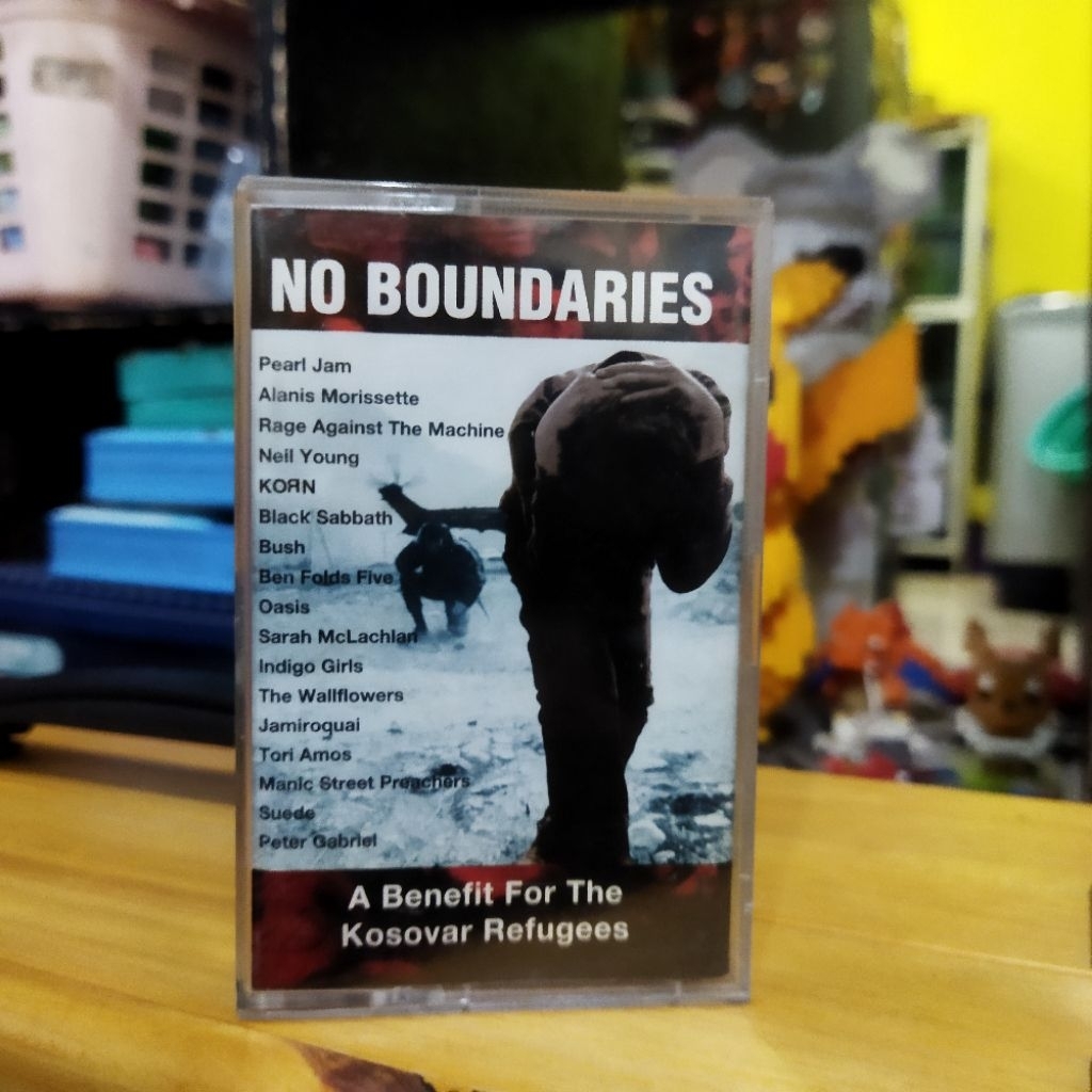Kaset Pita No Boundaries ( pearl jam alanis morissette RATM neil young korn black sabbath bush oasis