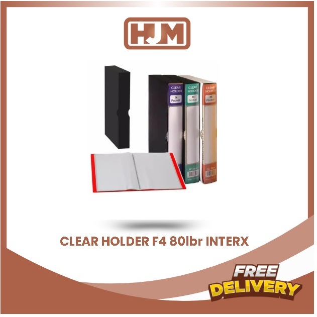 

INTERX CLEAR HOLDER / DISPLAY BOOK FC 80 PCT + BOX CHX2080F