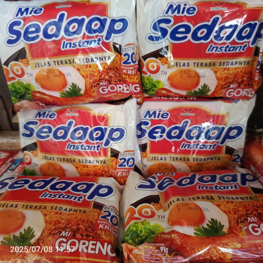 

mie instan sedap goreng satuan harga grosir