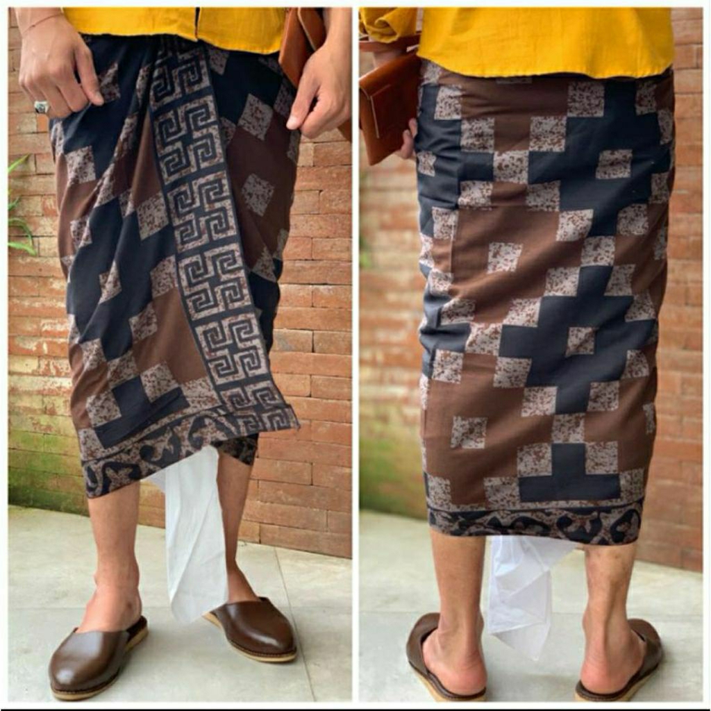 Saput Kamen Bali Coklat Hitam, Kode TB1B