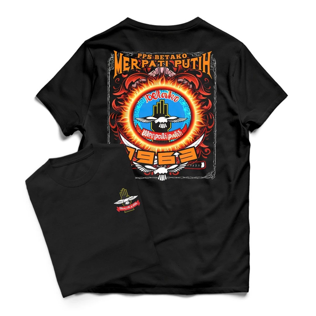 Baju Kaos Atasan Pencak Silat Merpati Putih BETAKO / Kaos Merpati Putih 1963
