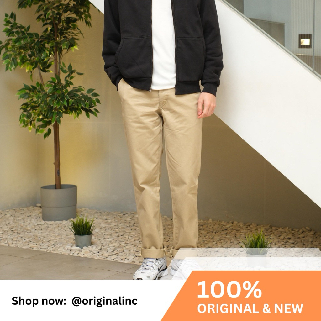 BM Twill Maverick Slim Chino Pants Khaki BM-PTS-01