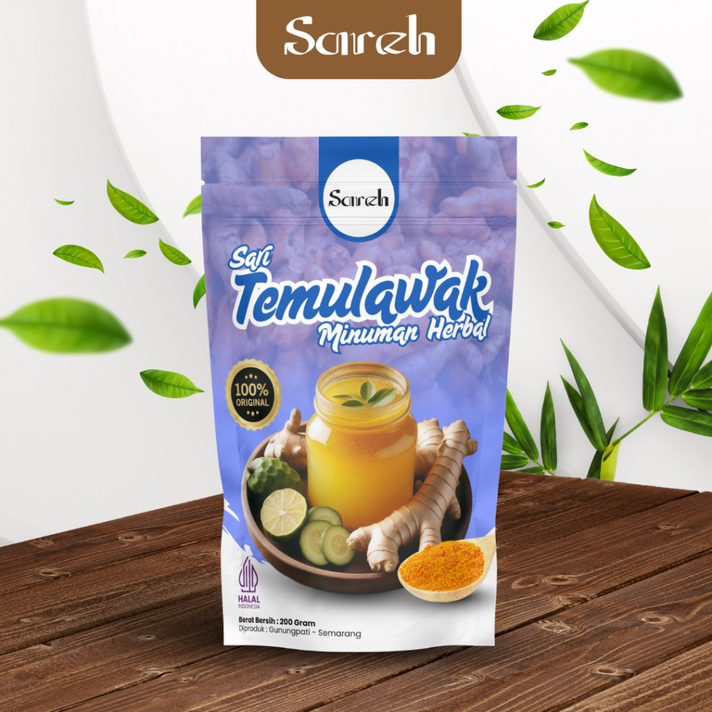

SAREH TEMULAWAK BUBUK MURNI ASLI 100% ORIGINAL 200G INSTAN TANPA CAMPURAN DAN PENGAWET