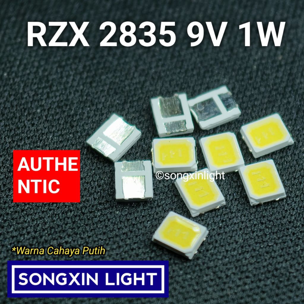LED SMD RZX2835 9V 6V 100PCS UNTUK PHILIPS OSRAM HANNOCH DLL SONGXIN LIGHT ID