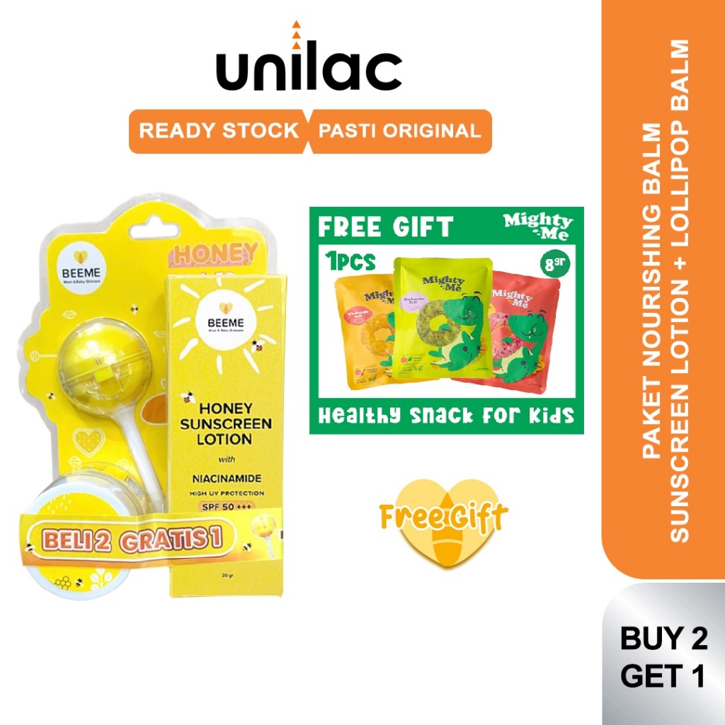 [Cuci Gudang] Paket Beeme Buy 2 Get 1 Free Snack Mighty Me 8gr