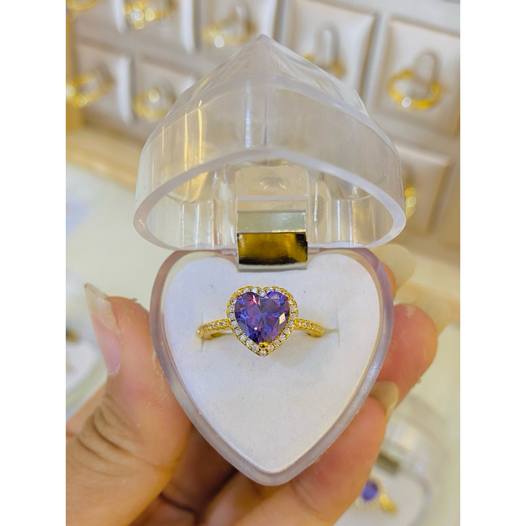 Cincin Permata ungu