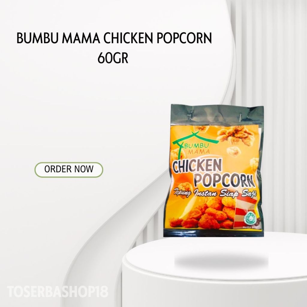 

BUMBU MAMA CHICKEN POPCORN 60GR / TEPUNG INSTAN