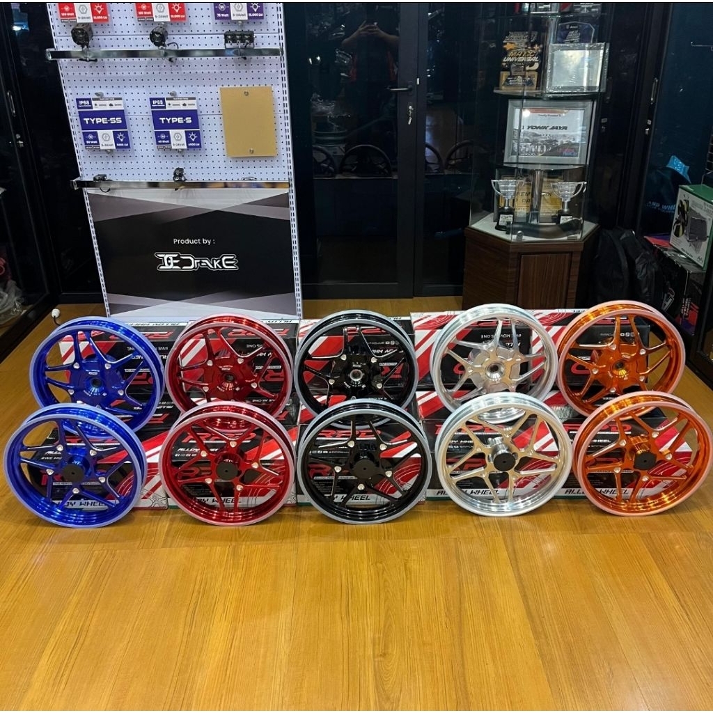 velg rpd beat scoopy genio vario 110 125 150 bintang cnc ring 14 original