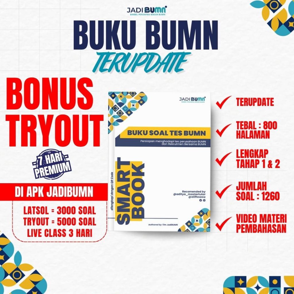 BUKU BUMN TERUPDATE Best Seller - Buku Soal Tes BUMN rekomendasi