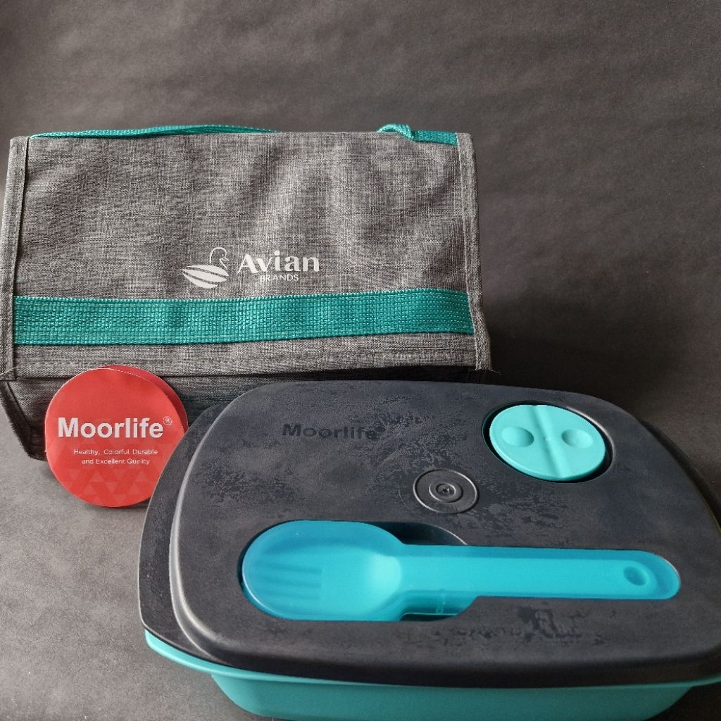 Tempat makan + tas / Lunch box set Aventura Moorlife feat Avian Brands