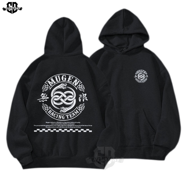 Everyday Jaket Hoodie Mugen Racing Team High And Low Crow Zero Cotton Fleece