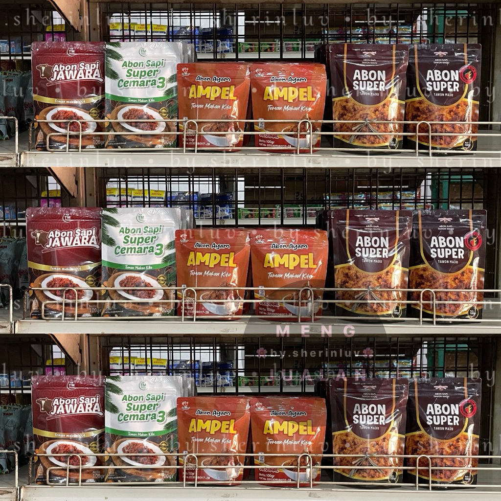 

ABON SAPI DAN AYAM | ABON AMPEL, ABON CEMARA, ABON JAWARA, ABON CAP TAWON