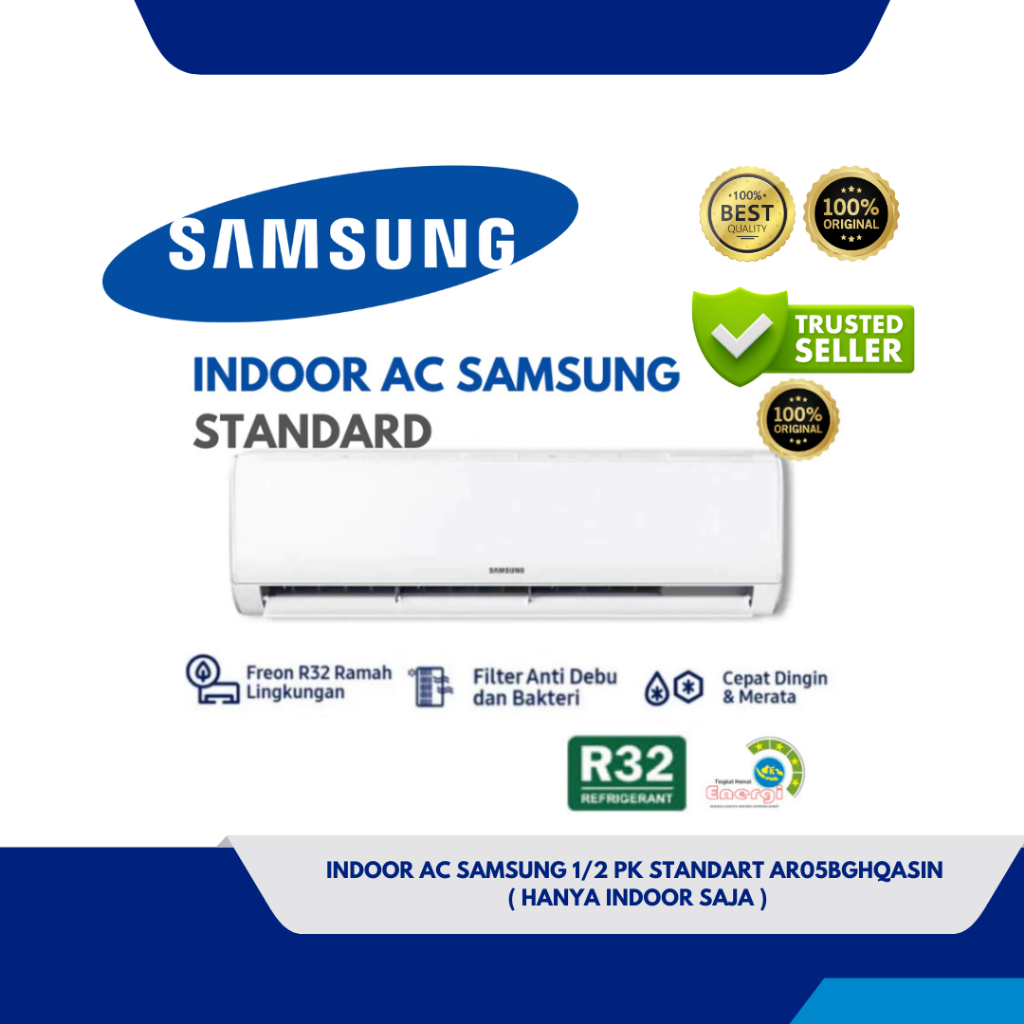 INDOOR AC SAMSUNG 1/2 PK STANDART  AR05BGHQASIN ( HANYA INDOOR SAJA )