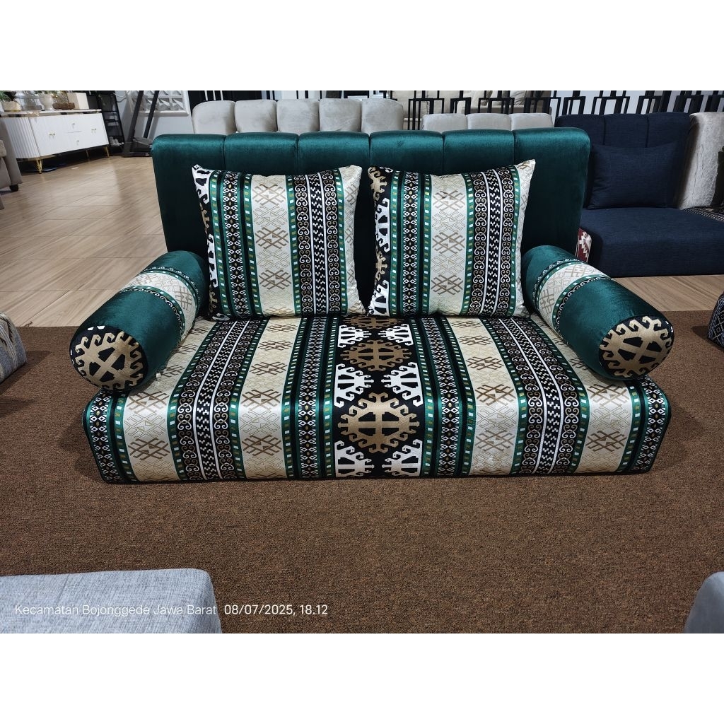 sofa arab misnad ekonomis , sofa lesehan, sofa lantai