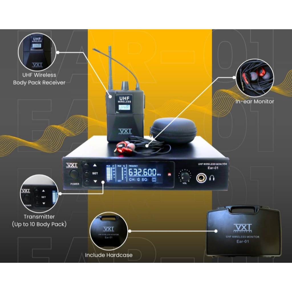 Wireless In-Ear Monitor VXT EAR-01