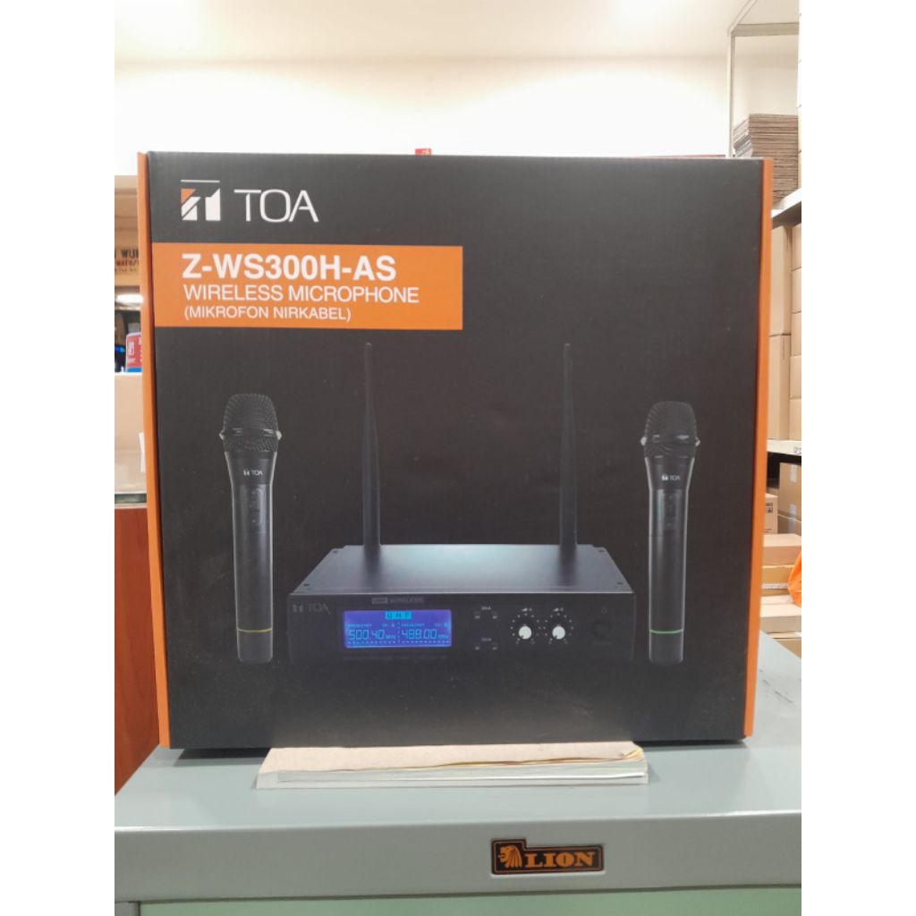 MIC WIRELESS TOA Z-WS300H-AS 2 MICROPHONE HANDHELD TOA Z WS300H AS