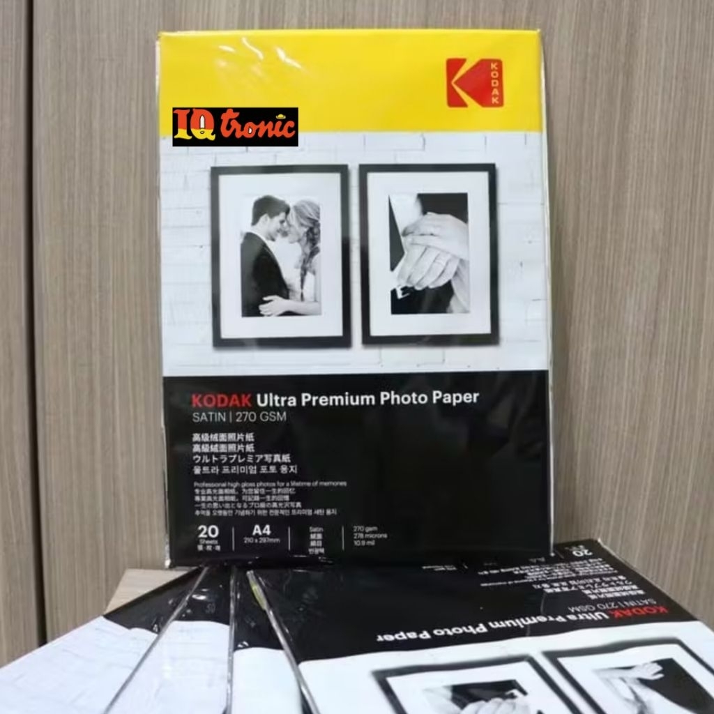 

Kodak Ultra Premium Photo Paper SATIN 270GSM (20pcs/pax), A4