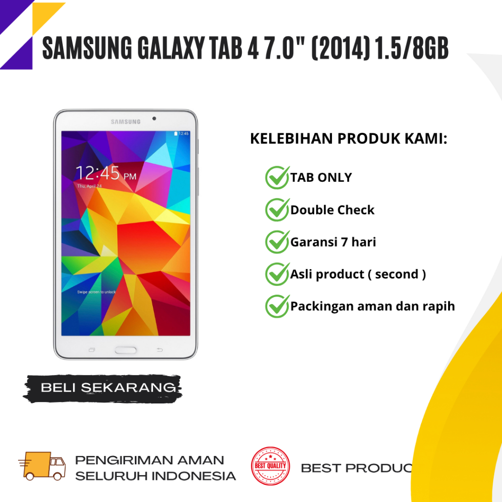 Samsung Galaxy Tab 4 7.0" (2014) 1.5/8GB Second