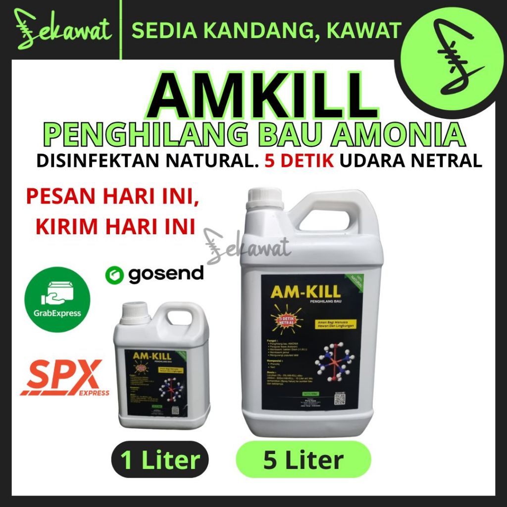 Am-kill | Disinfektan Penghilang Bau Amonia / Bakteri